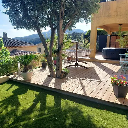 Homestay szállás Independante Avec Terrasse Privative Le Revest-le-Eaux